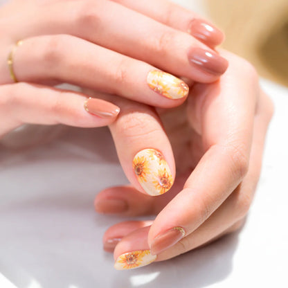 Gel Me1 Japan|L20 Sunny Side|指甲貼|Semi Cured Gel