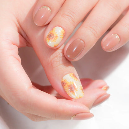 Gel Me1 Japan|L20 Sunny Side|指甲貼|Semi Cured Gel