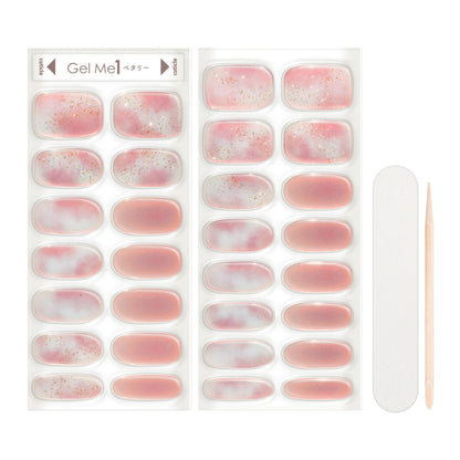 Gel Me1 Japan|L21 Radiant Glow|指甲貼|Semi Cured Gel