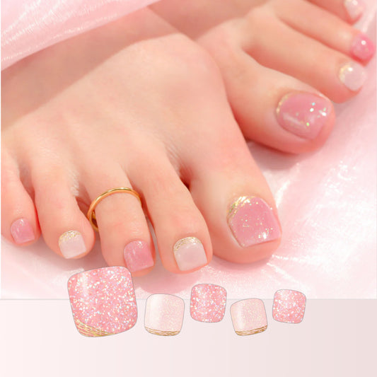 Gel Me1 Japan|L24 Prism Sherbet|腳甲貼|Semi Cured Gel