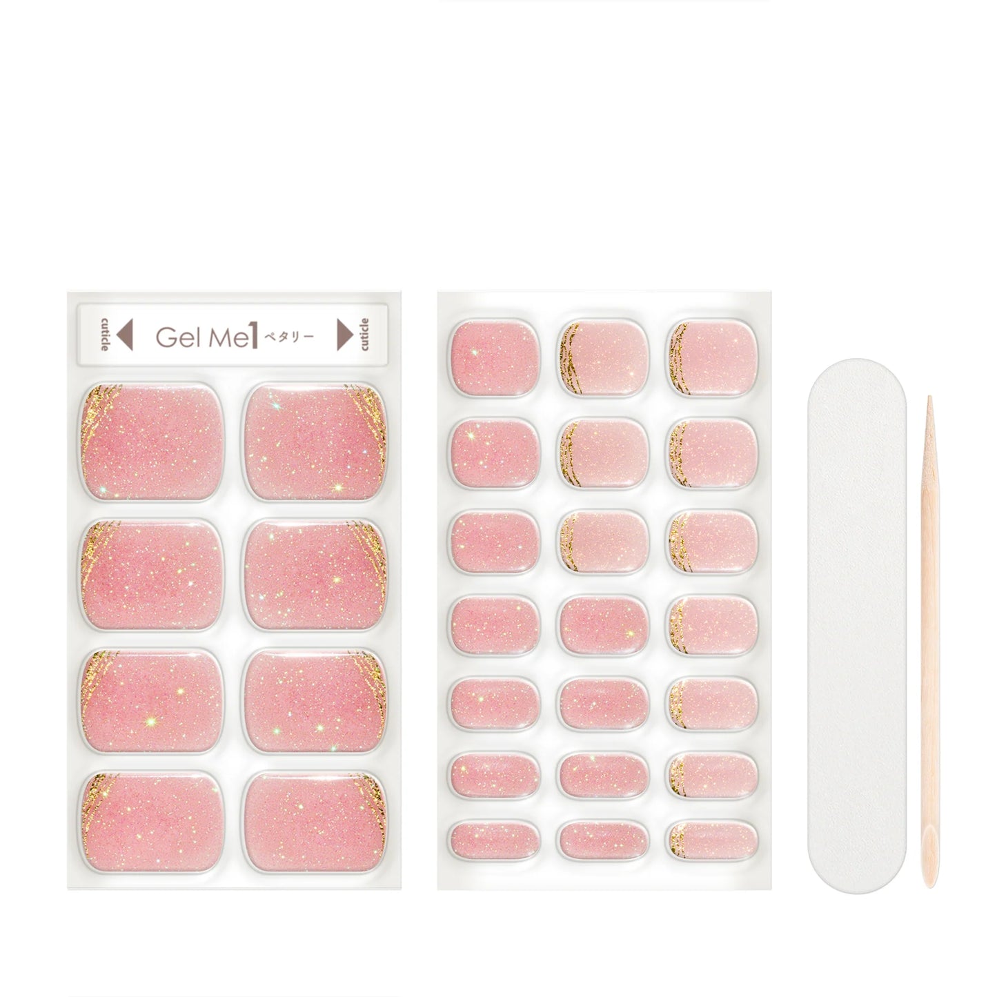 Gel Me1 Japan|L24 Prism Sherbet|腳甲貼|Semi Cured Gel