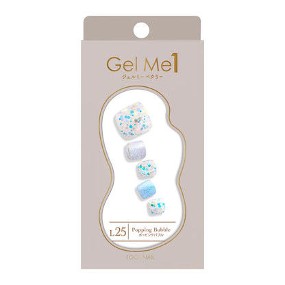 Gel Me1 Japan|L25 Popping Bubble|腳甲貼|Semi Cured Gel