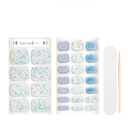 Gel Me1 Japan|L25 Popping Bubble|腳甲貼|Semi Cured Gel