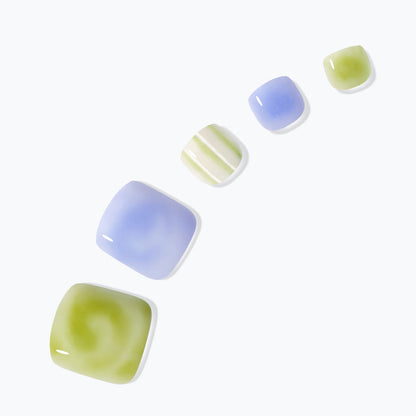 press-on toenails
