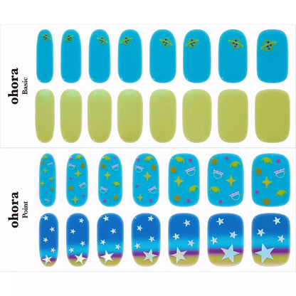 Ohora x Pixar Toy Story Alien Semi-Cured Gel Nail Strips 