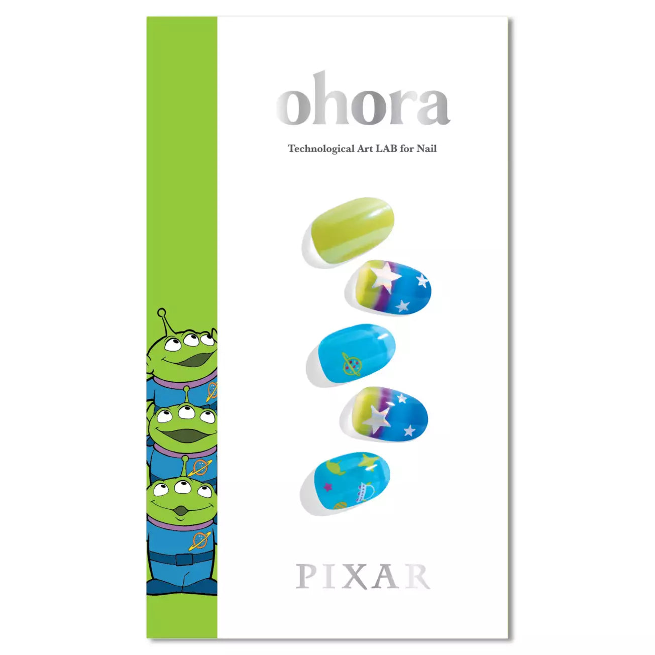 Ohora x Pixar Toy Story Alien Semi-Cured Gel Nail Strips 