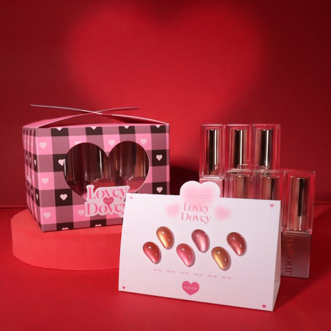 紅色貓眼gel甲油