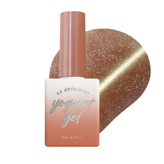 [Yogurt Nail]  'Lingerie' Magnetic Gel #MG60 Soft | GEL甲油 | Magnetic Gel｜活潑粉橙色貓眼GEL甲油