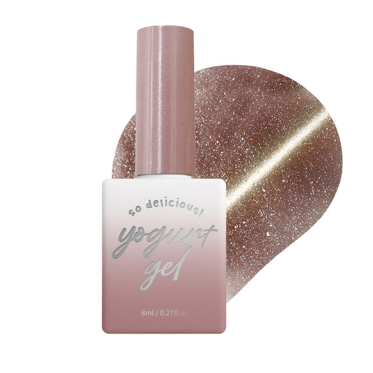[Yogurt Nail]  'Lingerie' Magnetic Gel #MG65 Fluffy | GEL甲油 | Magnetic Gel｜柔和粉摩卡色調貓眼GEL甲油