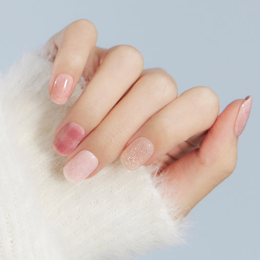 Dashing Diva Magic Press- Angora Check (Regular Round) | 穿戴甲| Press On Nail