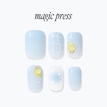 Dashing Diva Magic Press- Baby Duck (Regular Round) | 穿戴甲| Press On Nail