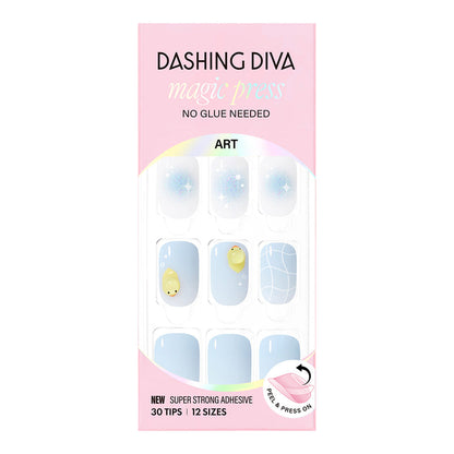 Dashing Diva Magic Press- Baby Duck (Regular Round) | 穿戴甲| Press On Nail