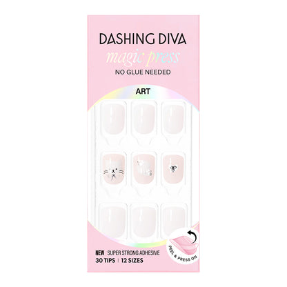 Dashing Diva Magic Press- Baby Miyu (Short Square) | 穿戴甲| Press On Nail