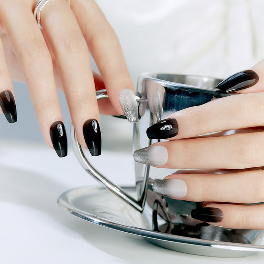 Dashing Diva Magic Press- Blackout (Coffin) | 穿戴甲| Press On Nail
