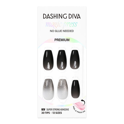 Dashing Diva Magic Press- Blackout (Coffin) | 穿戴甲| Press On Nail