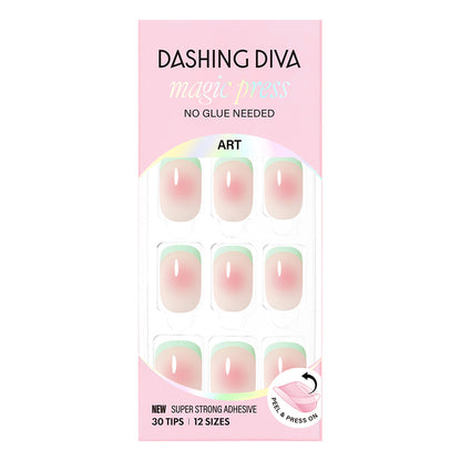 Dashing Diva Magic Press- Cheek Melon (Regular Round) | 穿戴甲| Press On Nail