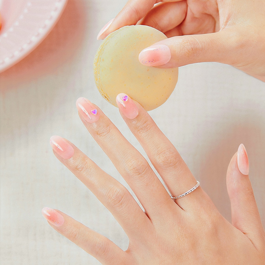 Pink Press on nails UK|  Nail tips