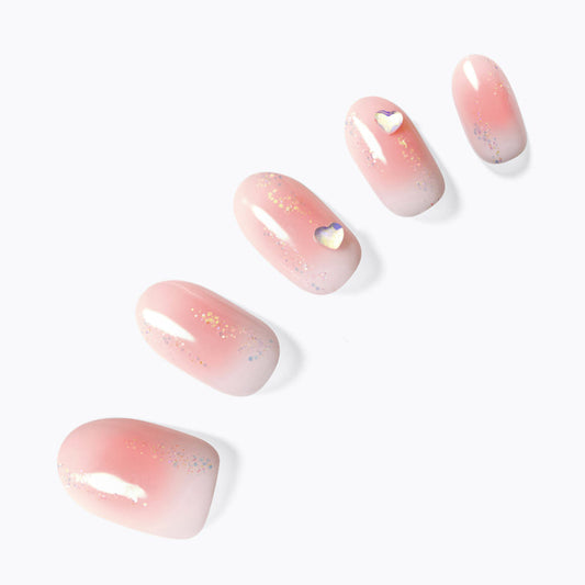 Pink Press on nails UK|  Nail tips