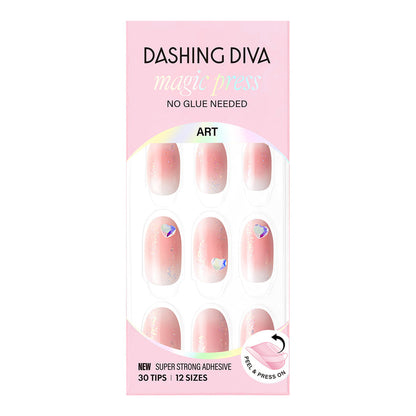 Pink Press on nails UK|  Nail tips