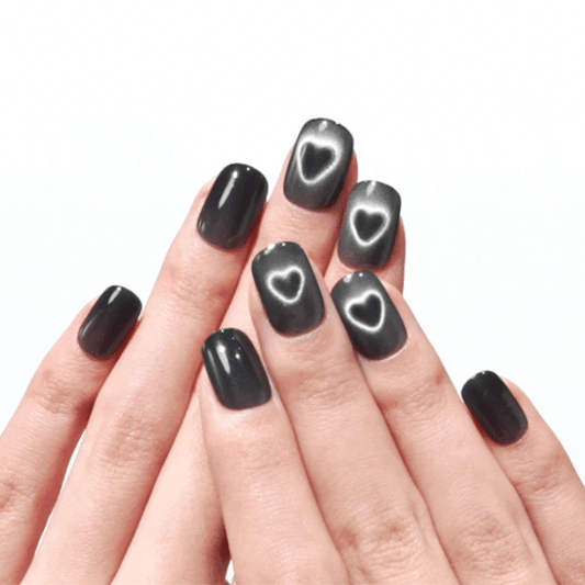 Dashing Diva Magic Press- Heart Wave (Regular Round) | 穿戴甲| Press On Nail