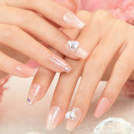 Dashing Diva Magic Press- Love Hug (Coffin) | 穿戴甲| Press On Nail