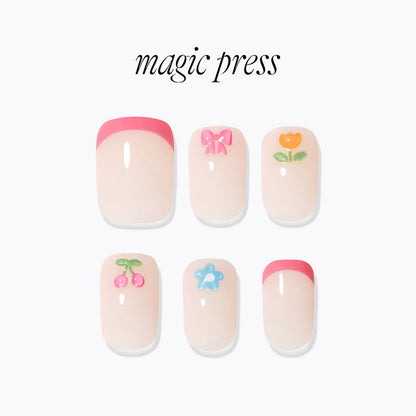 Dashing Diva Magic Press- Mini Mini (Regular Round) | 穿戴甲| Press On Nail