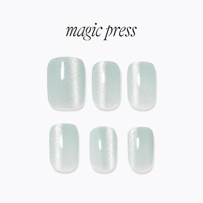 Dashing Diva Magic Press- Mint Aurora (Regular Round) | 穿戴甲| Press On Nail
