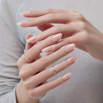 Dashing Diva Magic Press- Nude Glossy (Almond) | 穿戴甲| Press On Nail