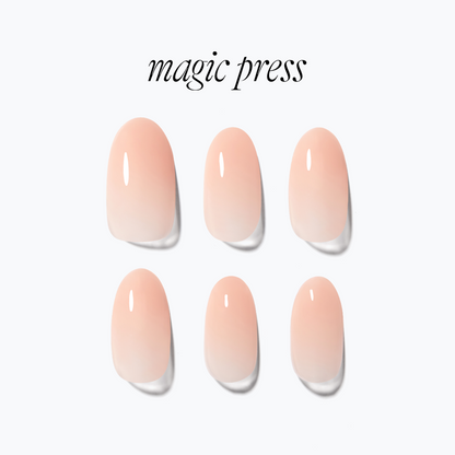 Dashing Diva Magic Press- Nude Glossy (Almond) | 穿戴甲| Press On Nail