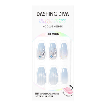 Dashing Diva Magic Press- Ocean Fizz (Coffin) | 穿戴甲| Press On Nail