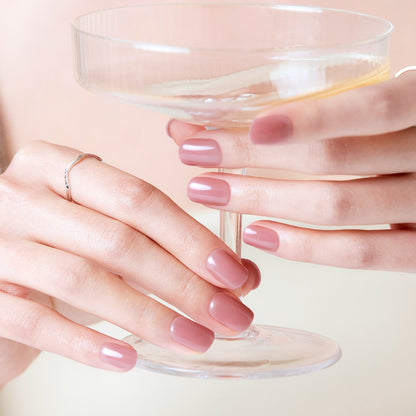 Dashing Diva Magic Press- Pink Blush (Regular Round) | 穿戴甲| Press On Nail