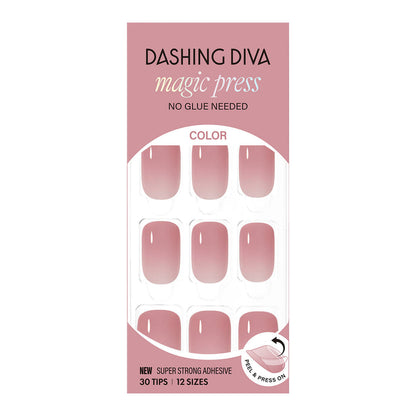 Dashing Diva Magic Press- Pink Blush (Regular Round) | 穿戴甲| Press On Nail