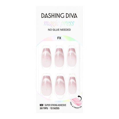Dashing Diva Magic Press- Pink Flash (Coffin) | 穿戴甲| Press On Nail