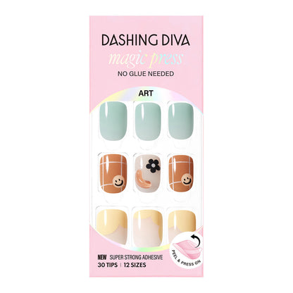 Dashing Diva Magic Press- Poki Poki (Short Square) | 穿戴甲| Press On Nail