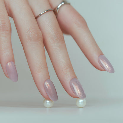 Dashing Diva Magic Press- Silk Violet (long oval) | 穿戴甲| Press On Nail
