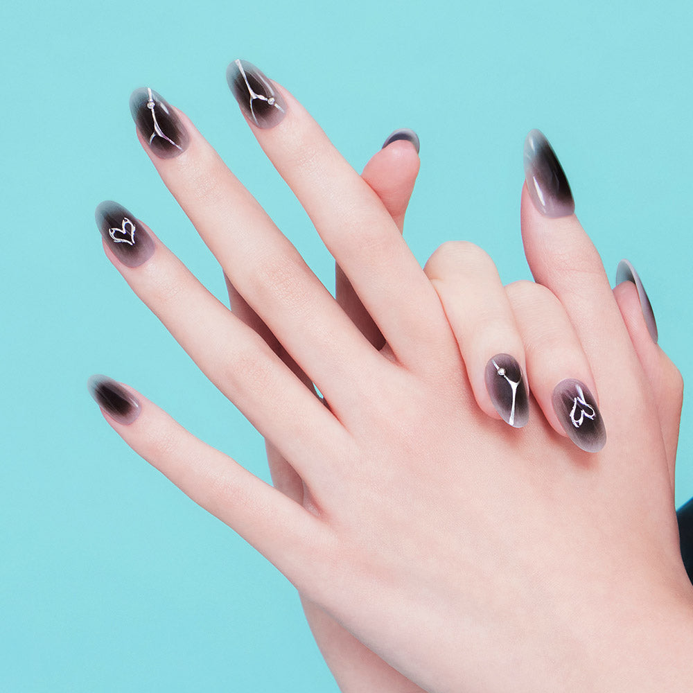 Dashing Diva Magic Press- Smoke Shade (Almond) | 穿戴甲| Press On Nail