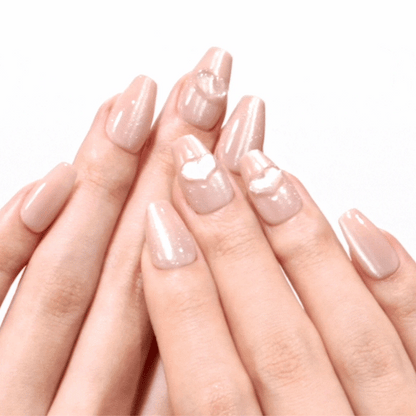Dashing Diva Magic Press- Sugar Heart (Coffin) | 穿戴甲| Press On Nail