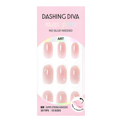 Dashing Diva Magic Press- Syrup Cheek (Long Oval) | 穿戴甲| Press On Nail