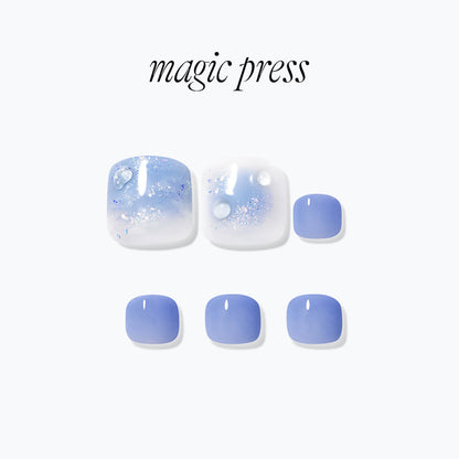 Dashing Diva Magic Press Pedicure- Bubble | 穿戴甲（腳甲）| Press On Pedicure