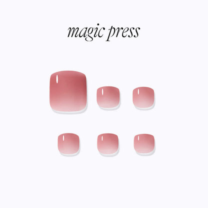 Dashing Diva Magic Press Pedicure- Eternal Rose | 穿戴甲（腳甲）| Press On Pedicure