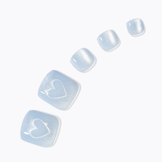Dashing Diva Magic Press Pedicure- Love Sky | 穿戴甲（腳甲）| Press On Pedicure