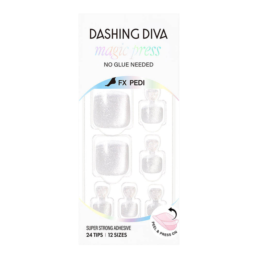 Dashing Diva Magic Press Pedicure- Lucia | 穿戴甲（腳甲）| Press On Pedicure