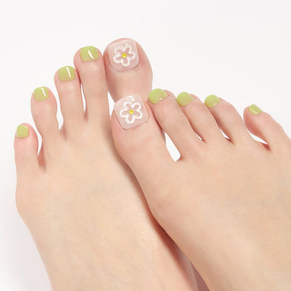 Dashing Diva Magic Press Pedicure- My Garden | 穿戴甲（腳甲）| Press On Pedicure
