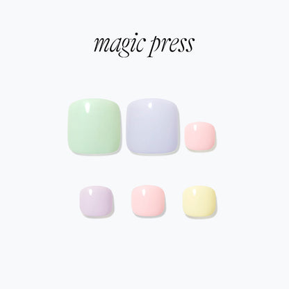 Dashing Diva Magic Press Pedicure- Pastel Candy | 穿戴甲（腳甲）| Press On Pedicure