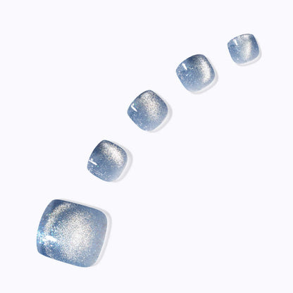Dashing Diva Magic Press Pedicure- Stella Knight | 穿戴甲（腳甲）| Press On Pedicure
