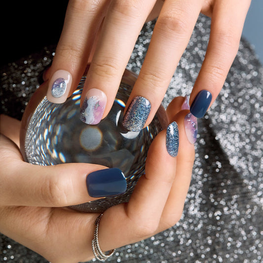 Dashing Diva Magic Press- Deep Universe (Regular Round) | 穿戴甲| Press On Nail