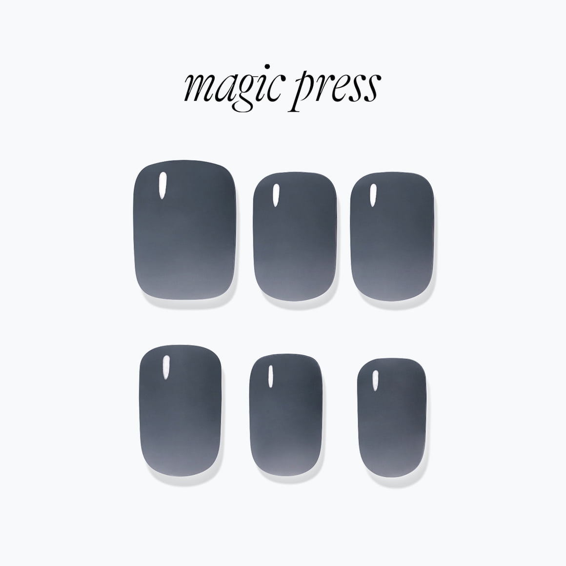 Dashing Diva Magic Press- Noir (Regular Round or Short Square) | 穿戴甲| Press On Nail