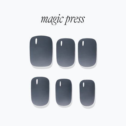 Dashing Diva Magic Press- Noir (Regular Round or Short Square) | 穿戴甲| Press On Nail