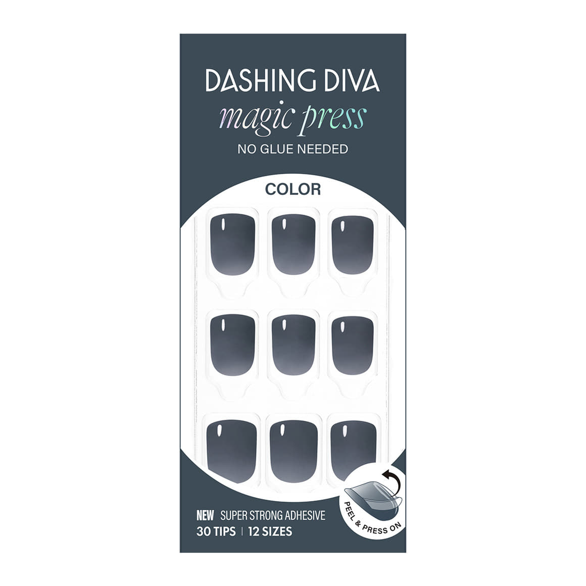 Dashing Diva Magic Press- Noir (Regular Round or Short Square) | 穿戴甲| Press On Nail