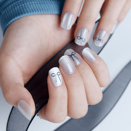 Dashing Diva Magic Press- Ribbon Core (Regular Round) | 穿戴甲| Press On Nail